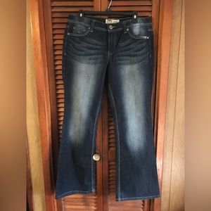 L.E.I. Jeans.  Hipster Flare jeans.  Size 13